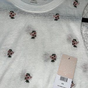 Floral embroidery tank Spiritual Gangster